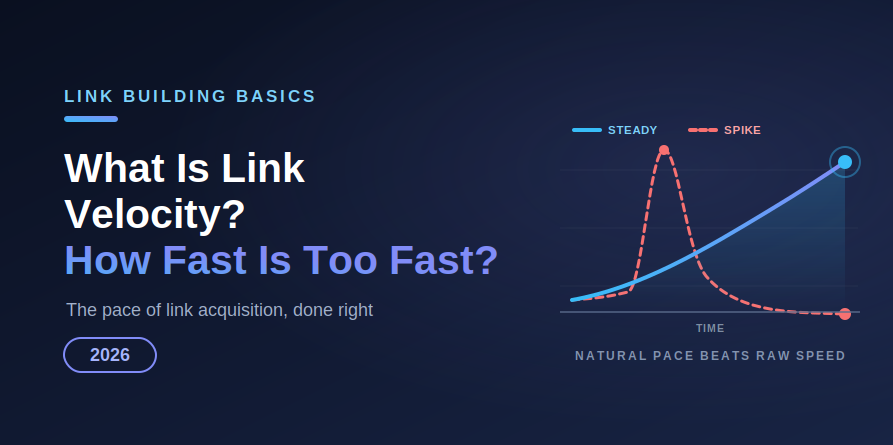 What Is Link Velocity in Link Building: How Fast Is Too Fast?